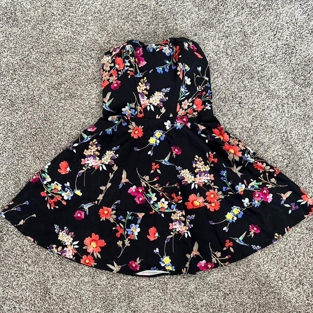 Flirty Express Strapless Party Dress